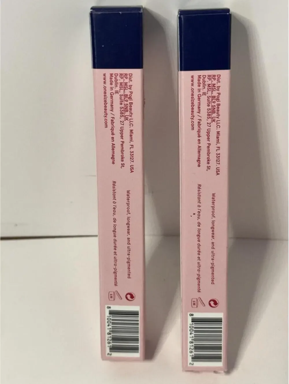 2x ONE/SIZE Point Made Waterproof Liquid Eyeliner Pen 02 BOSSY BLUE .03oz Full